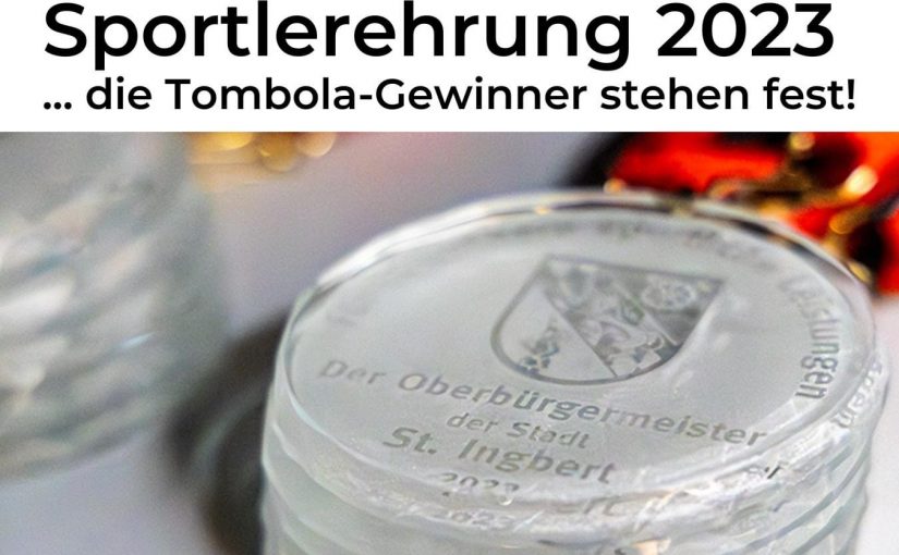 Folgende Gewinner der Preise 21 bis 51 wurden bei der Tombola der St. Ingberter Sportlerehrung 2023 gezogen: